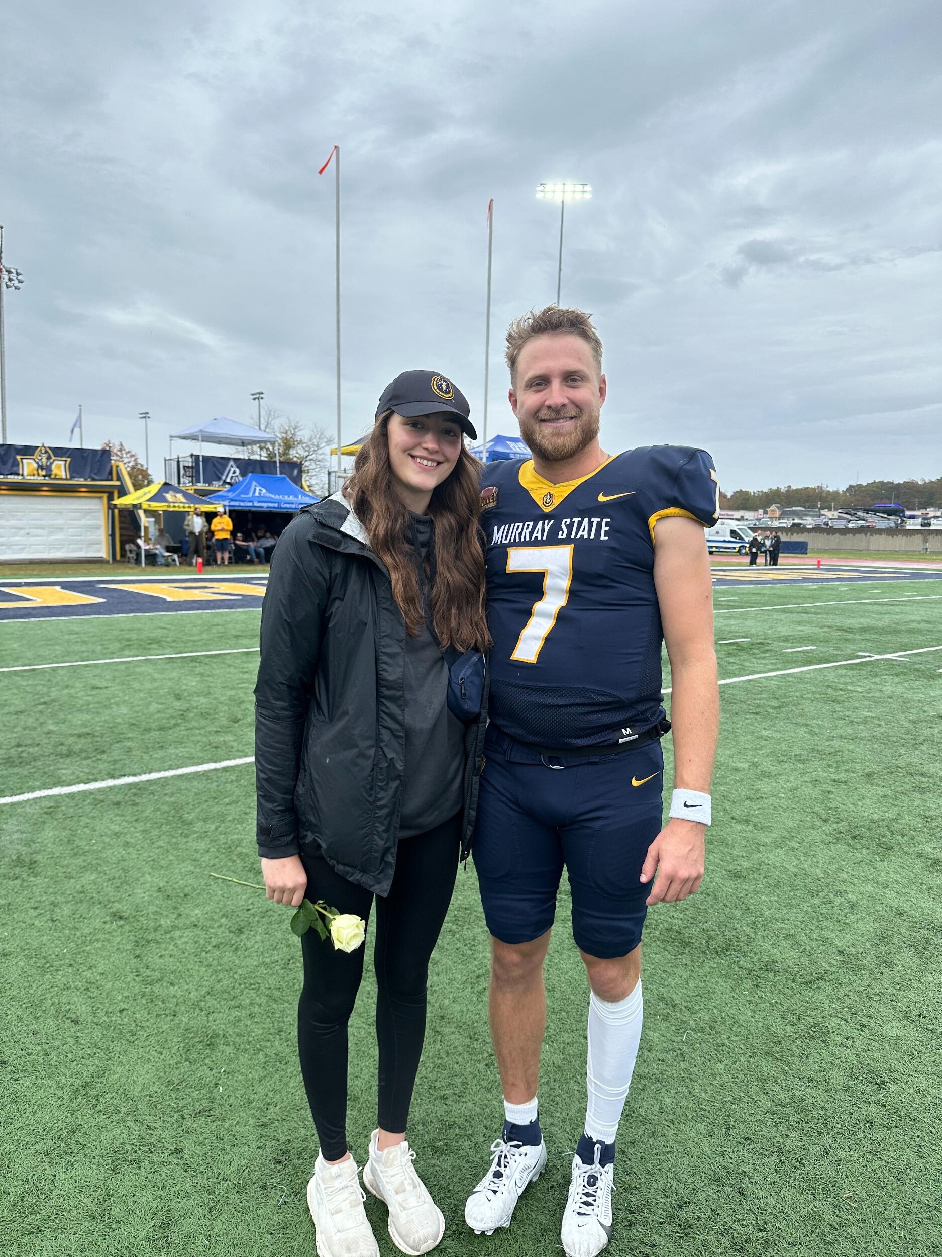 Jayden's senior night.