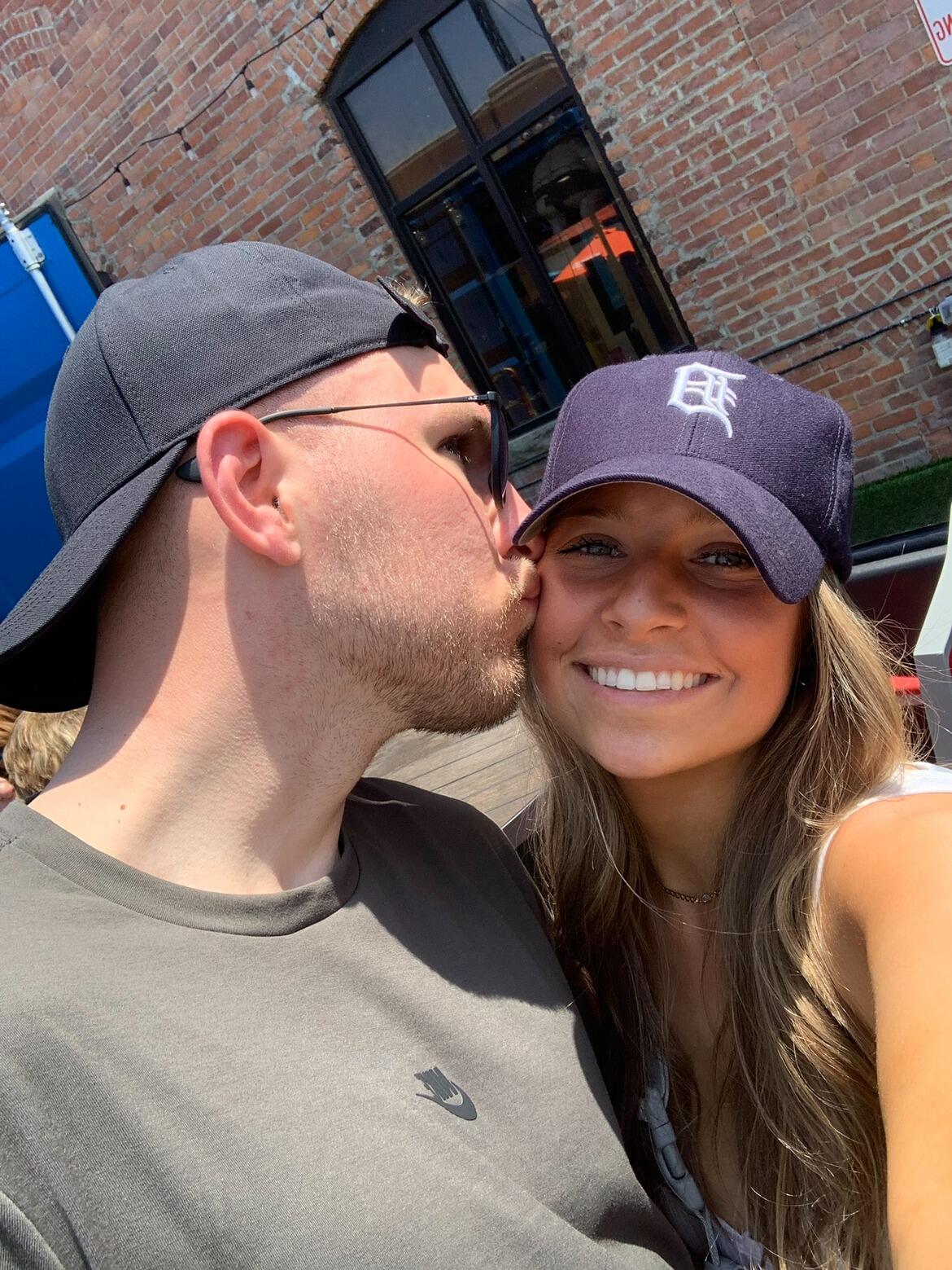 Detroit Sports are a favorite past time for Madison and Alex 