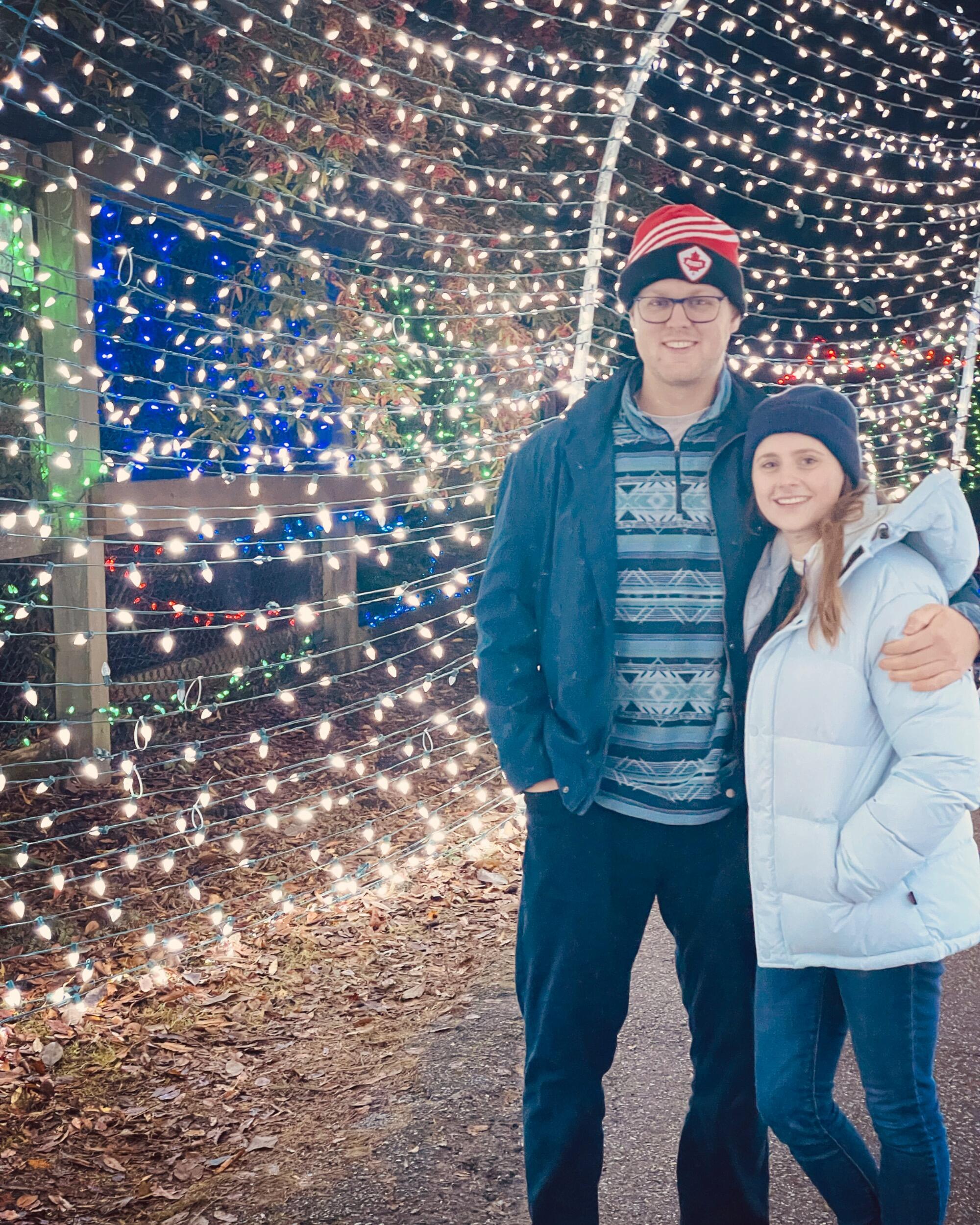 Our first date at Shaketown Brewery, followed by an autumn and winter getting to know each other, featuring many, many, many Christmas lights.