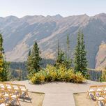 Fall wedding venue in Vail, Colorado.