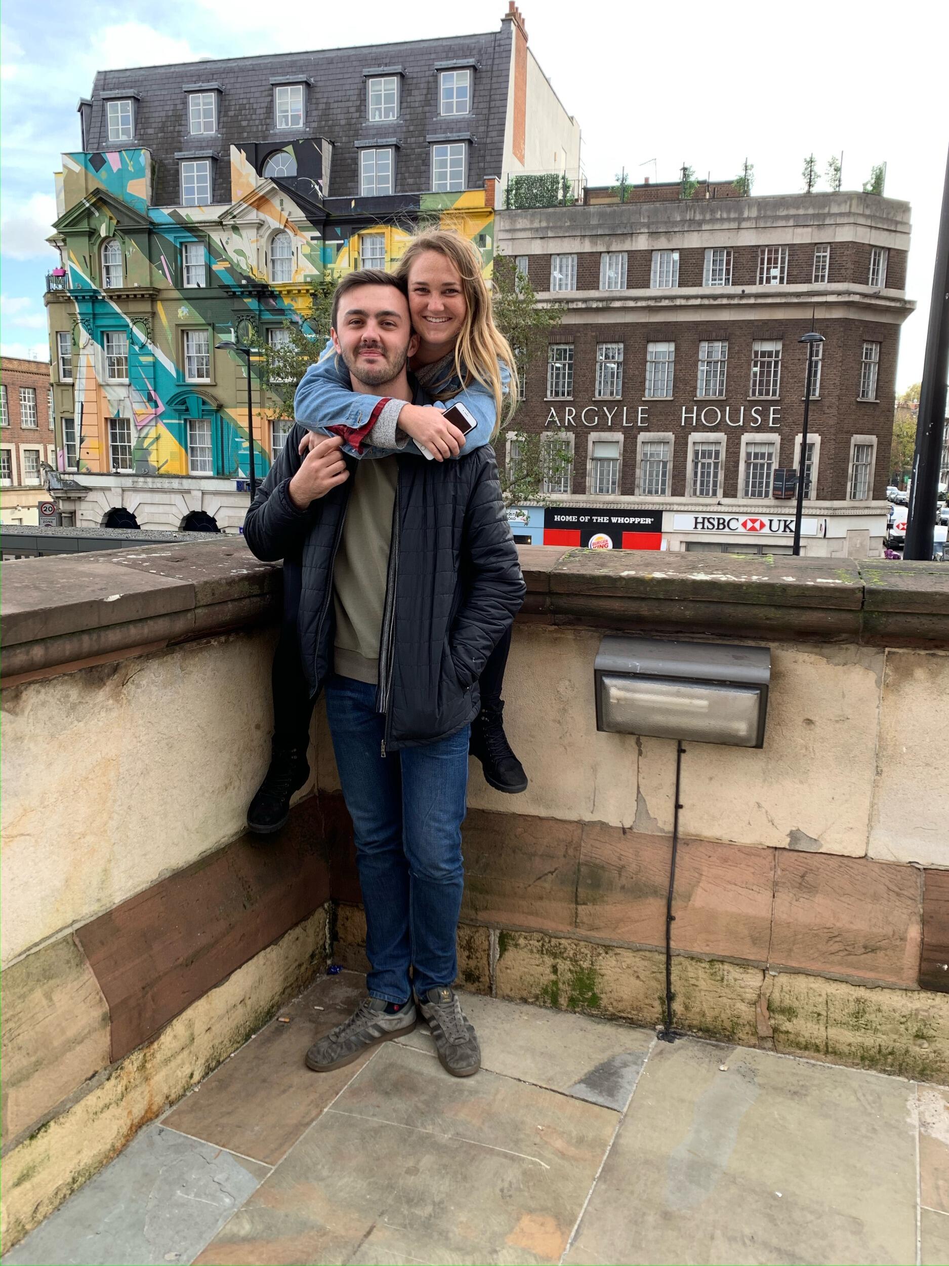 Ed and Amanda met at a Chelsea SOCCER game. After the game, they actually got to know each other at a pub, Fox and Hounds.