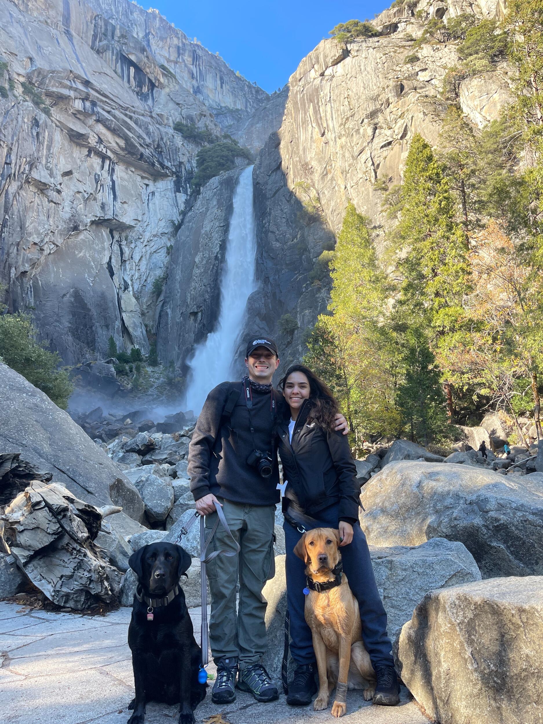 Michael and Tania took the boys to Yosemite for the first time.