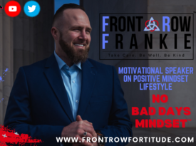 Front Row Frankie | Speaker on Positive Mindset - Motivational Speaker - Falls Church, VA - Hero Gallery 1