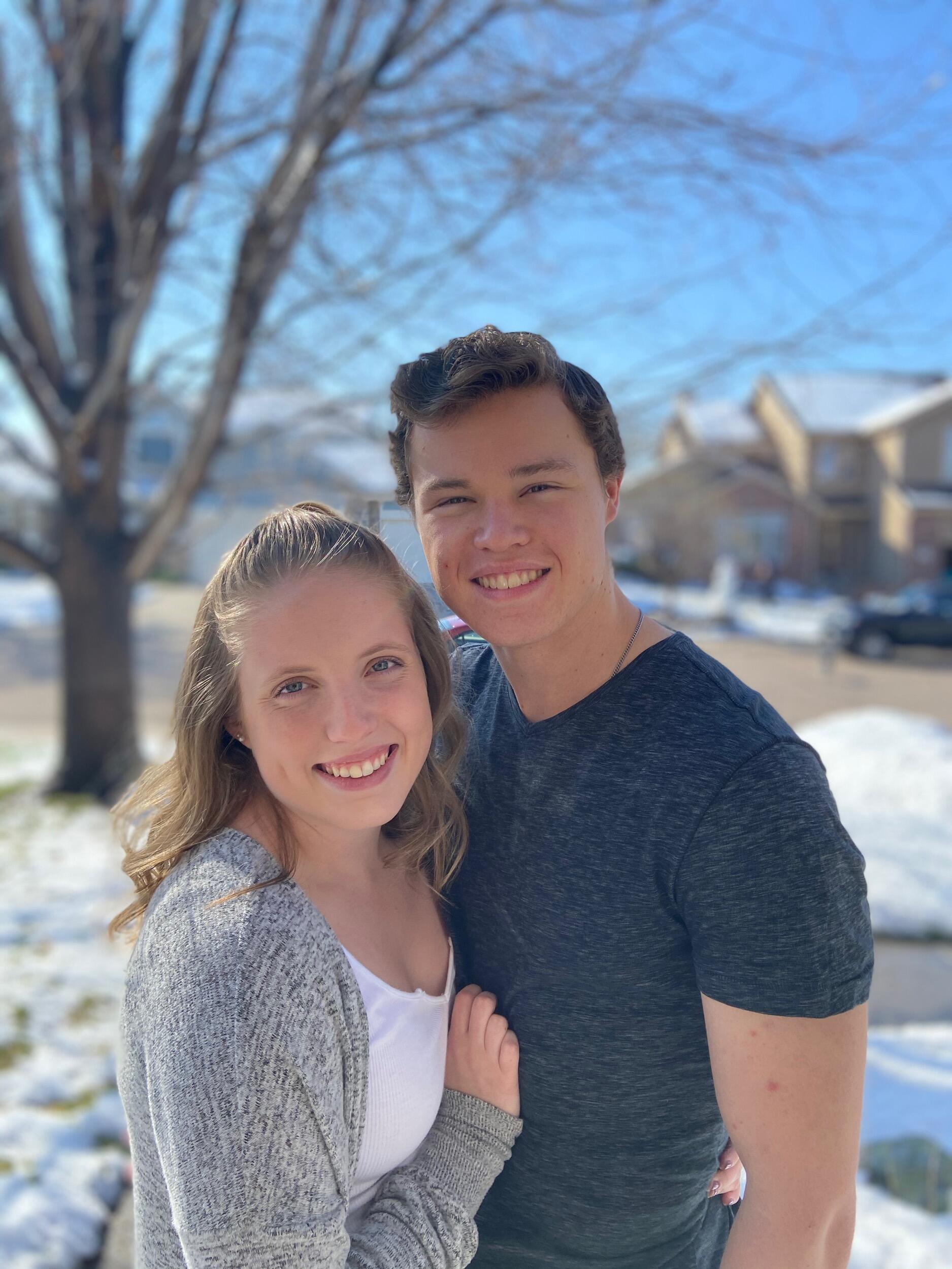 The pandemic... while it messed up a lot of Senior milestones for Elisa, there was one positive note, Sam got to come home from college and finish out the semester which meant no more long distance!
