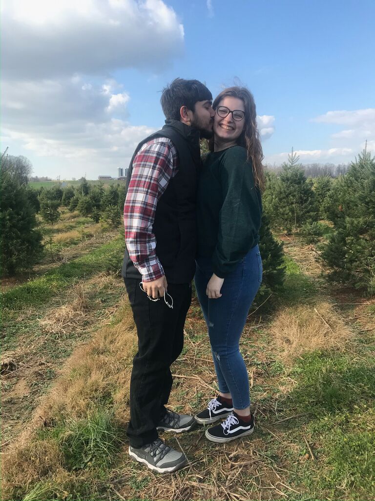 Finding the perfect Christmas tree at Clarks