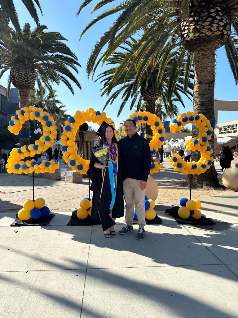 Mel's College graduation