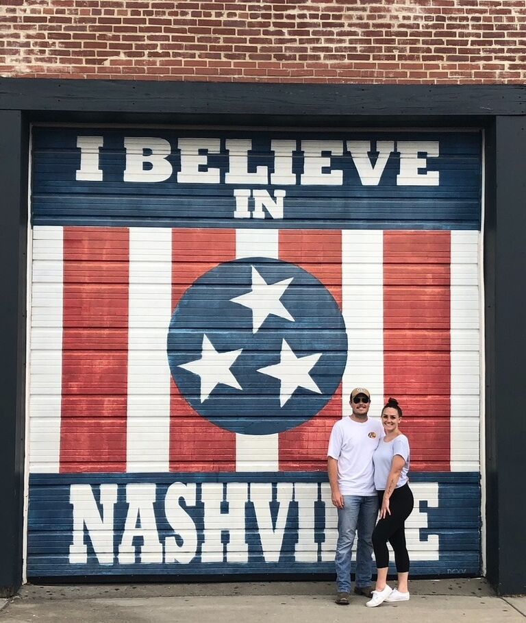 My first trip to Nashville, our first time visiting together. Well, our only time visiting together because a few months later we were moving there! 
