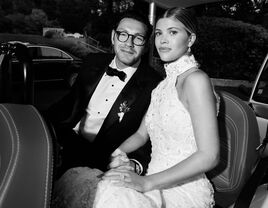 Sofia Richie and Elliot Grainge wedding photo