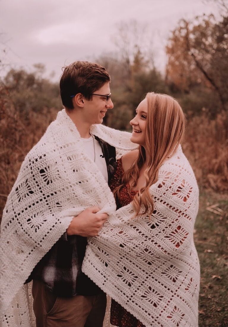 Our senior pictures we did together.