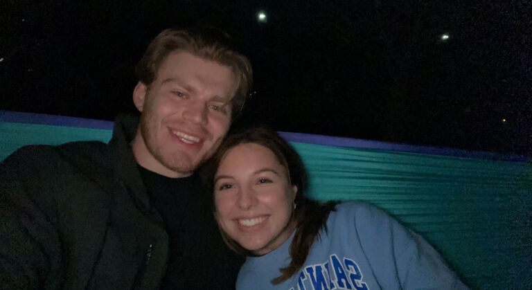 Our first, of many, selfies