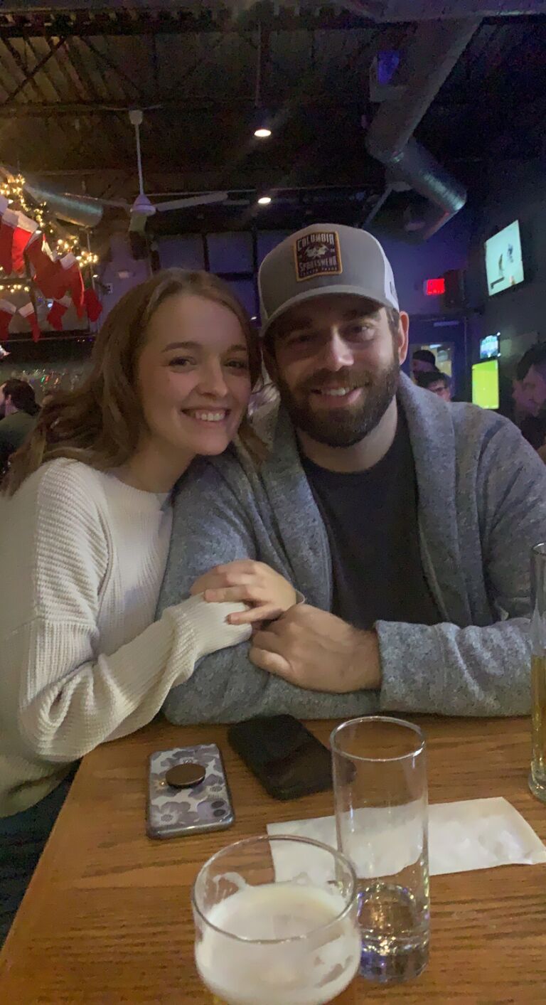 Had our first date on October 2nd. It took us to November to get a good picture together.