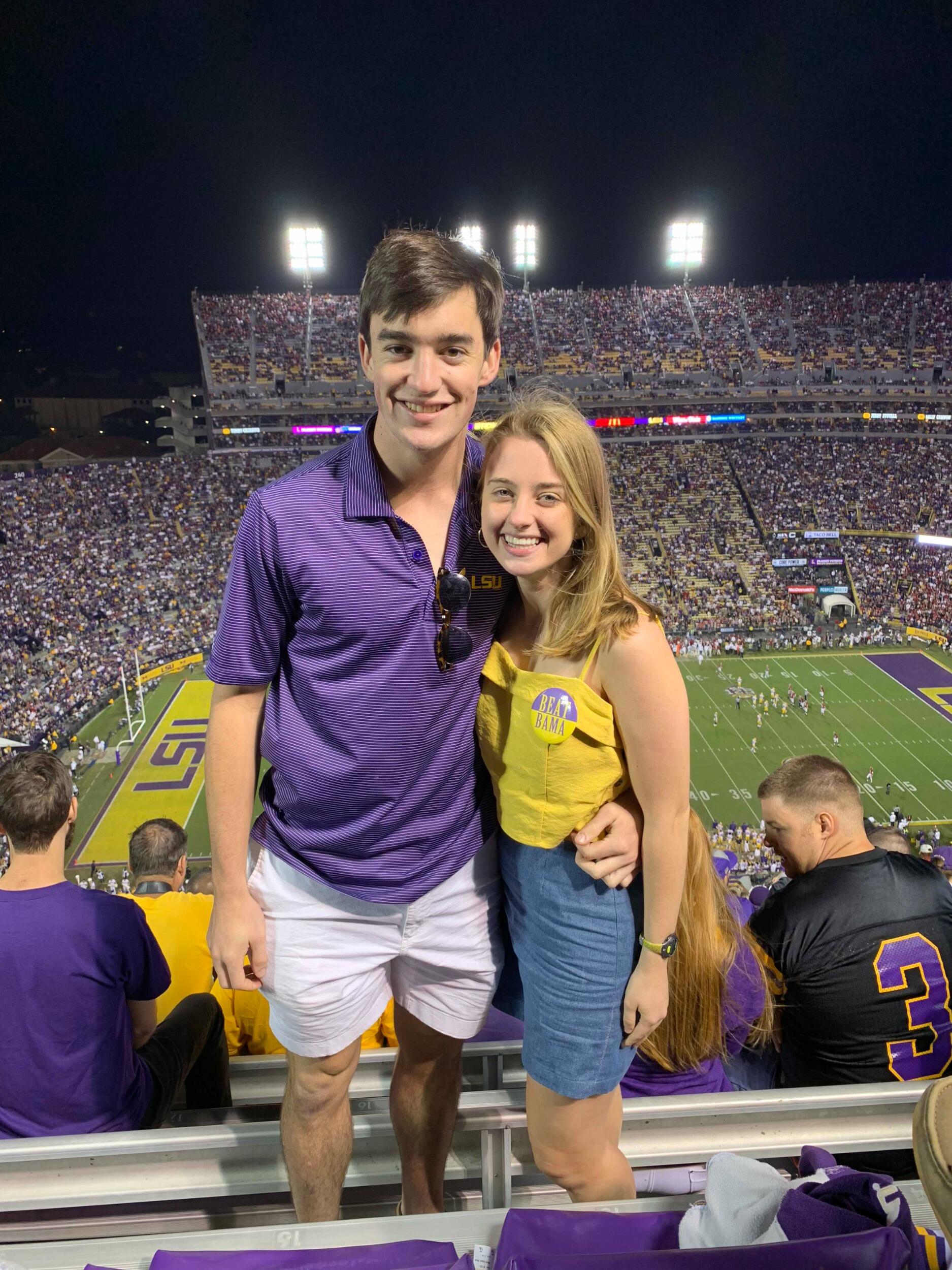 Our first official date! LSU vs Alabama in Death Valley