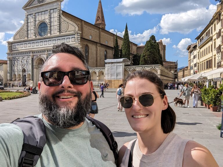 Basilica di Santa Maria Novella church in Florence, Italy.