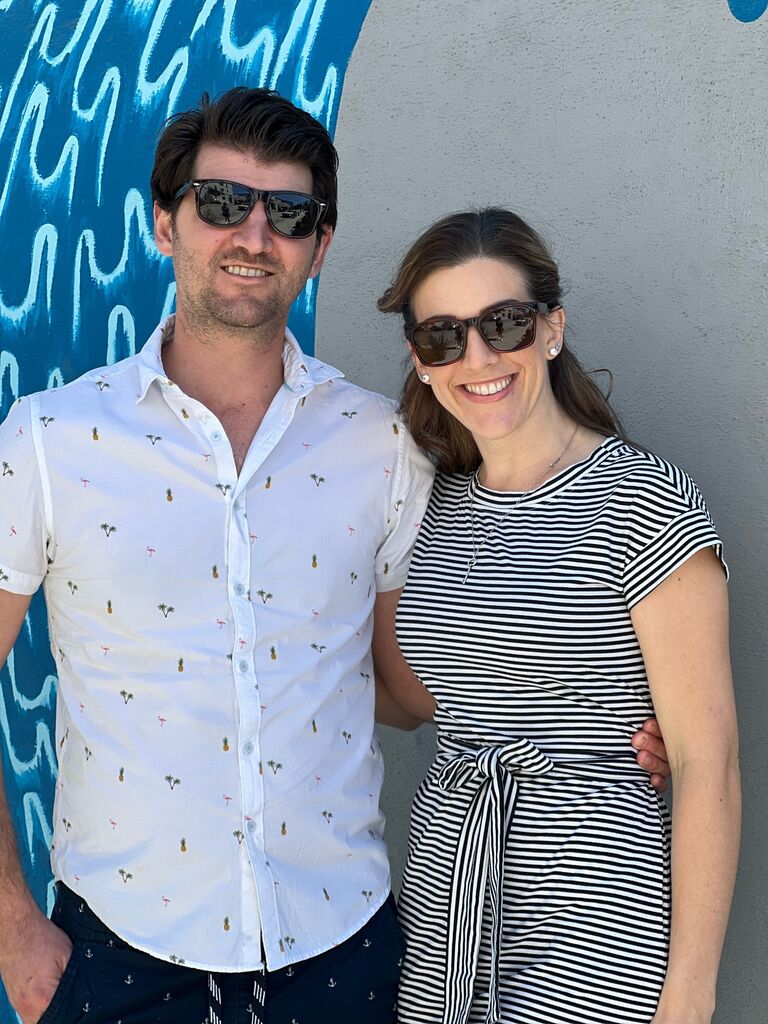 After catching COVID again in September 2022, Stephen joined Basia in Sunny Southern California to meet Gabi and Patrick! Stephen surprised the group with a wine tasting in Santa Barbara at Margerum Wine Company. 