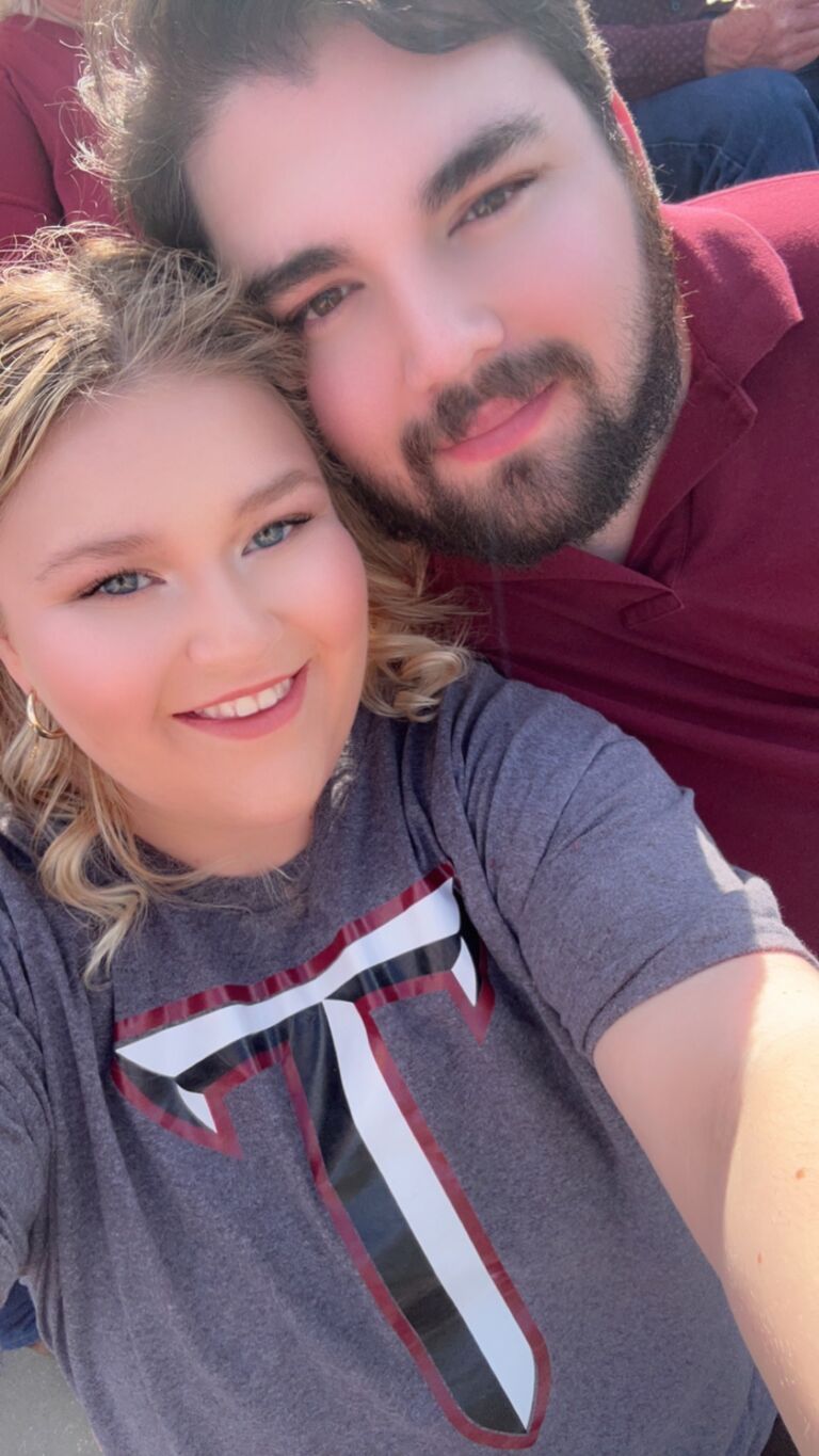 Supporting Maddie at Troy University.