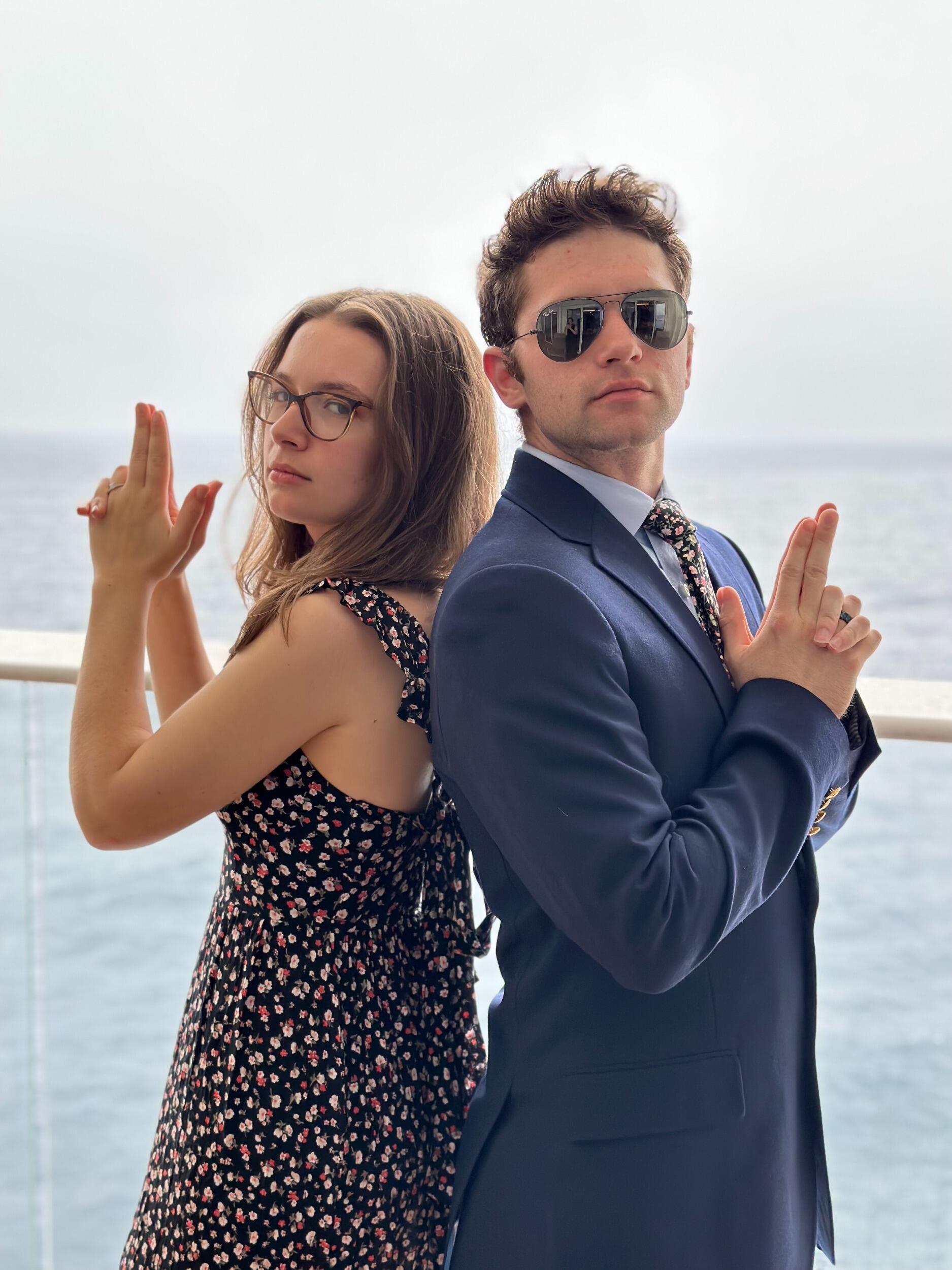 Zach and Sophia discovering their calling as Charlie's Angels
