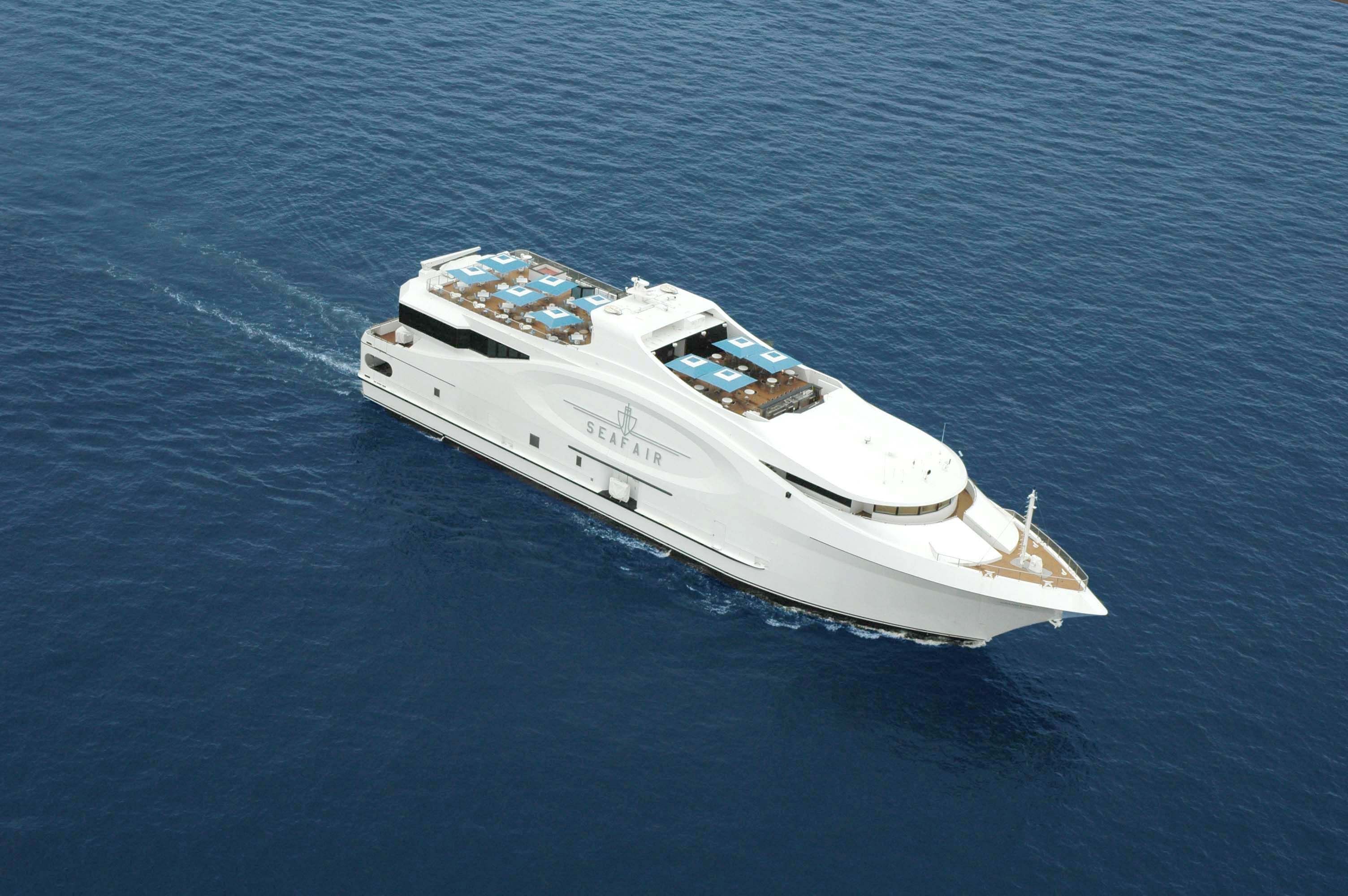 seafair mega yacht wedding cost