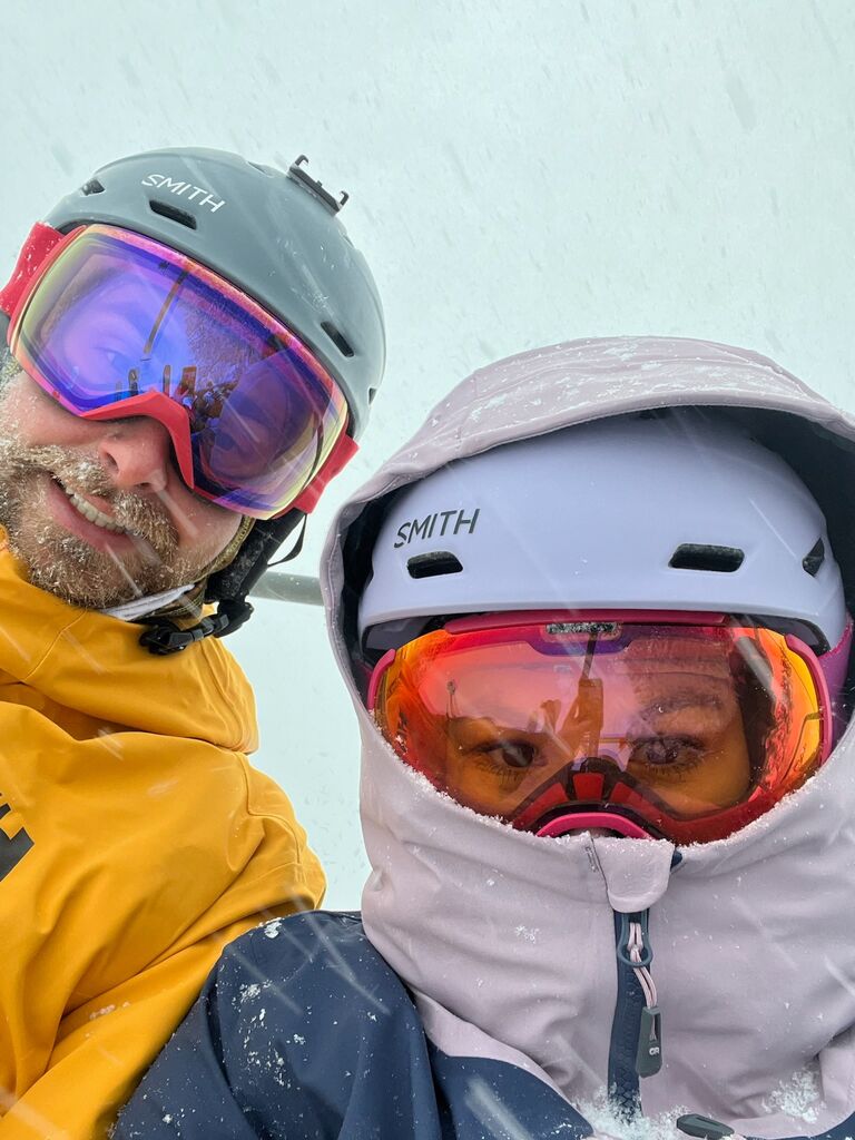 Snow squalls at Sugarbush