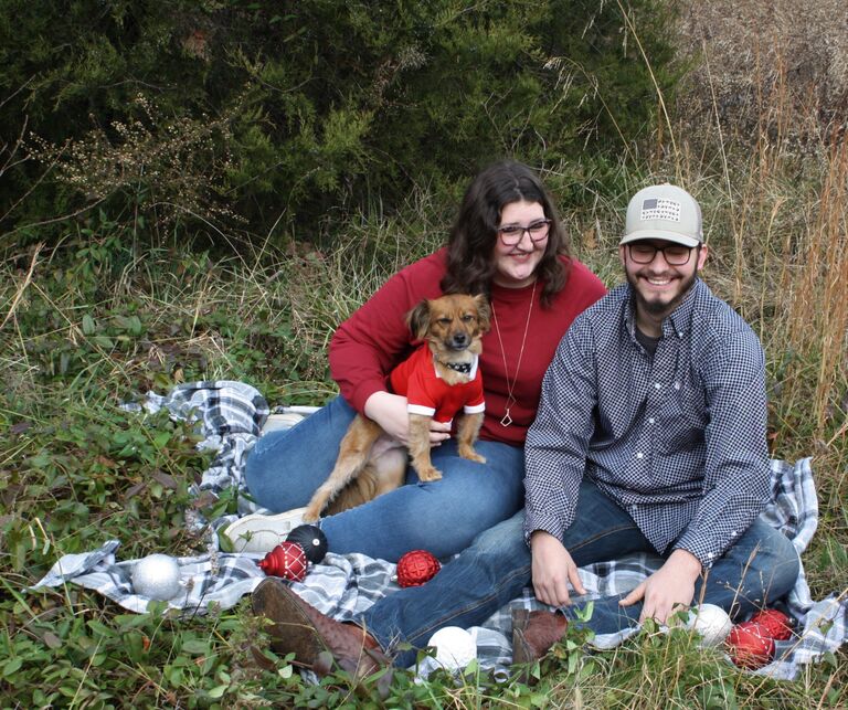 second anniversary and first Christmas Card pictures <3