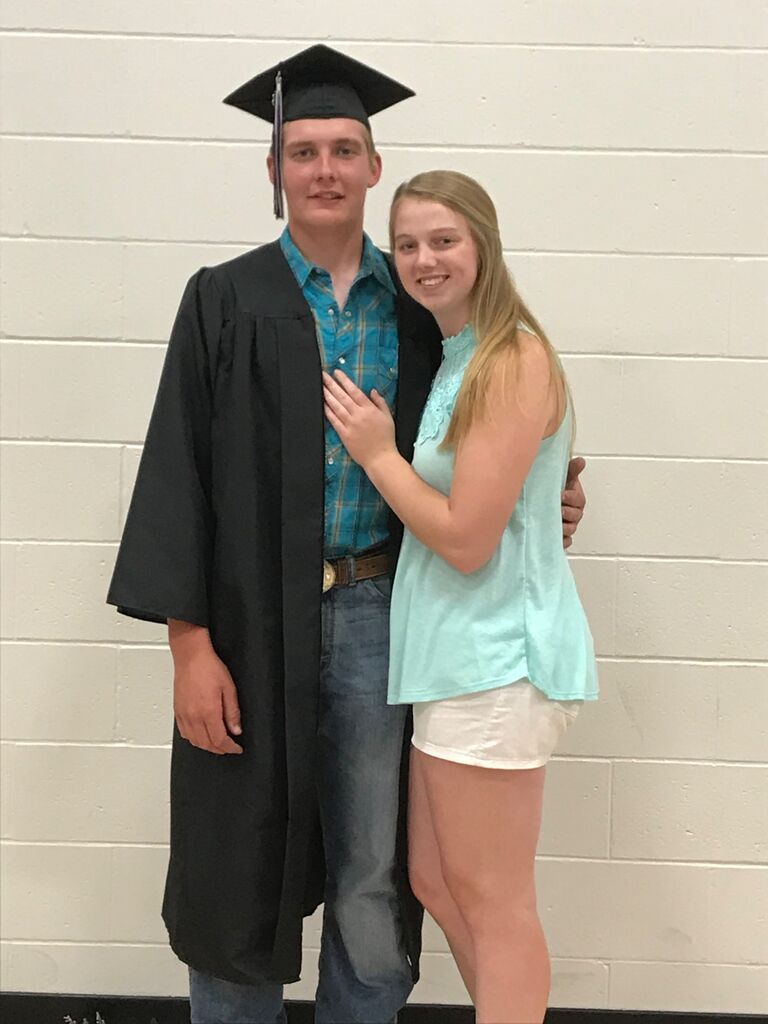 His high school graduation.