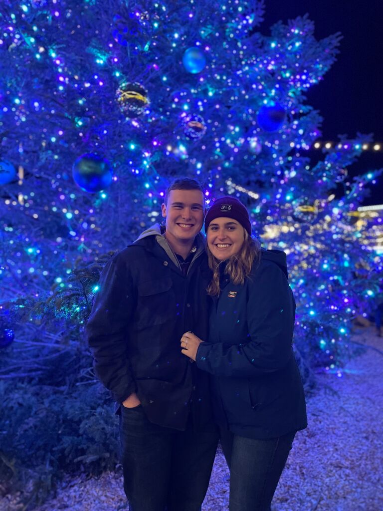 Freeport together again. Our second Christmas together.