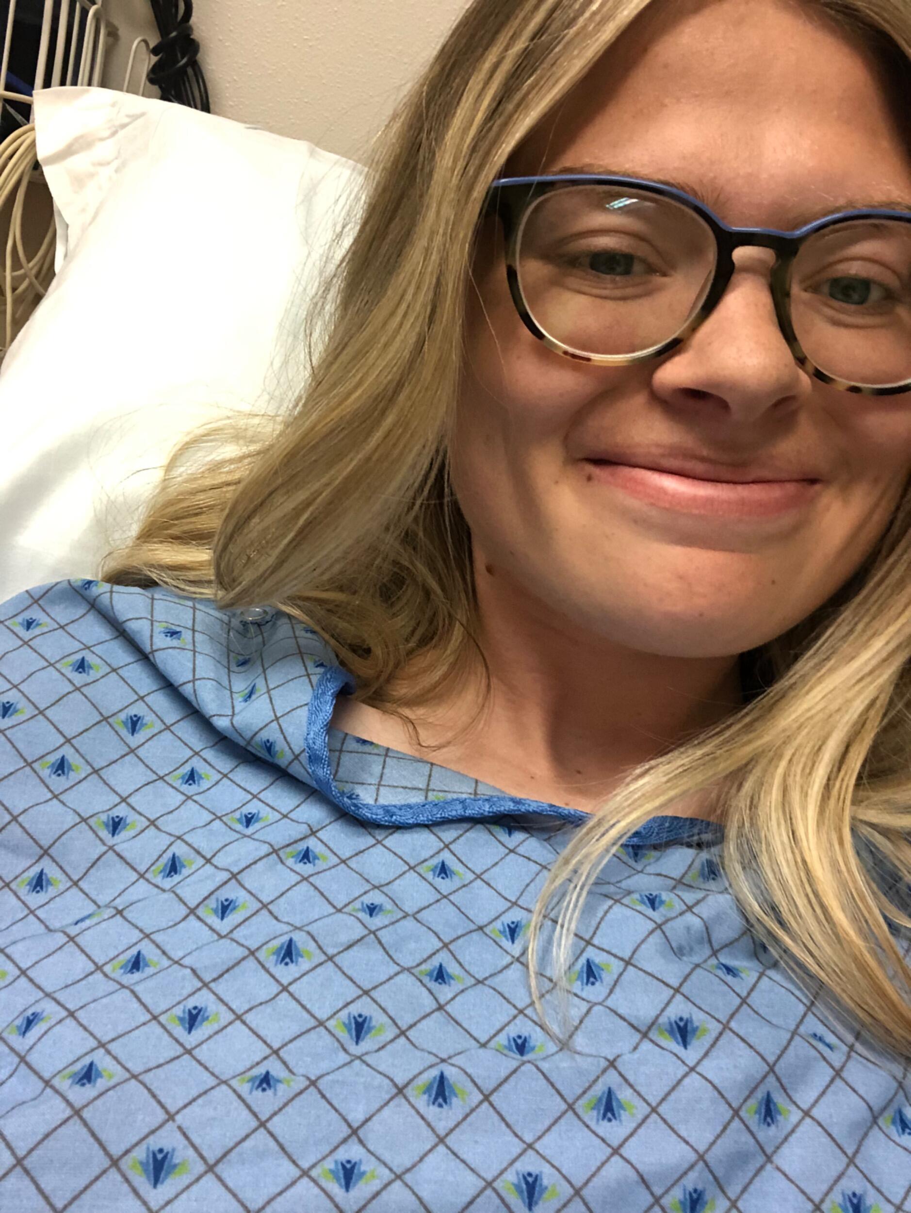 Matisse had surgery on her cyst and was diagnosed with endometriosis.  This ended up being a trial that brought a lot of growth in our relationship. 