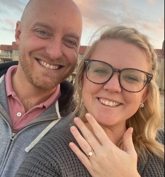The one where we got engaged! Adam popped the question during one of our weekly dinners on the beach. 
