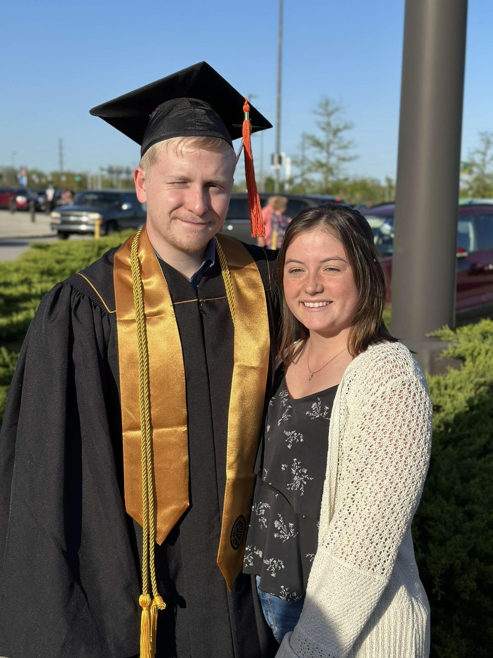 Corey graduated from COLLEGE!!