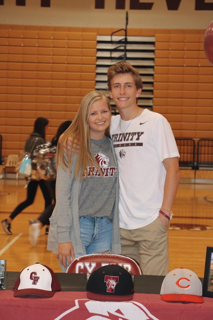 Ethan signed to play baseball at Trinity University!