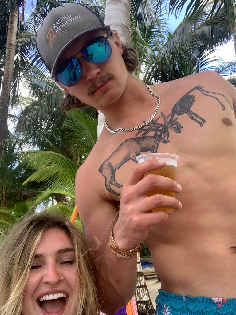 They had the time of their life. They spent the next week snorkeling, swimming, with sharks, and drinking cocktails on the beach.