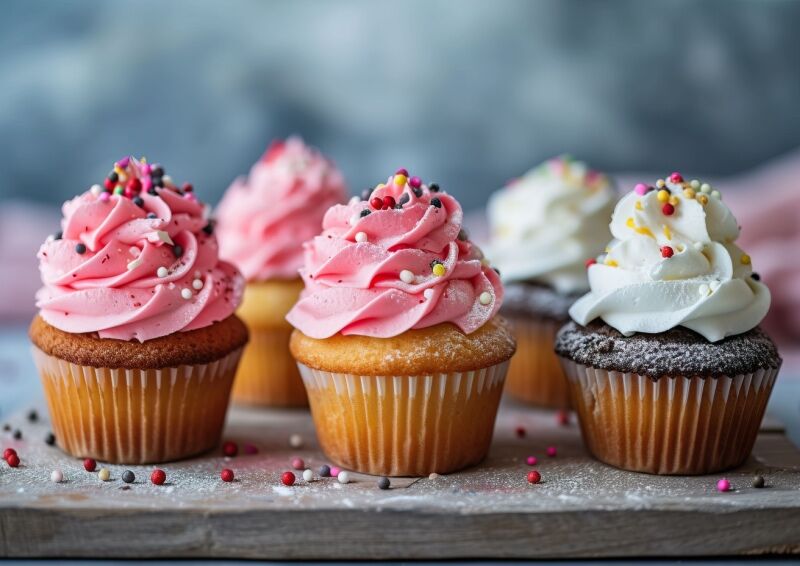 2000s themed party - cupcakes