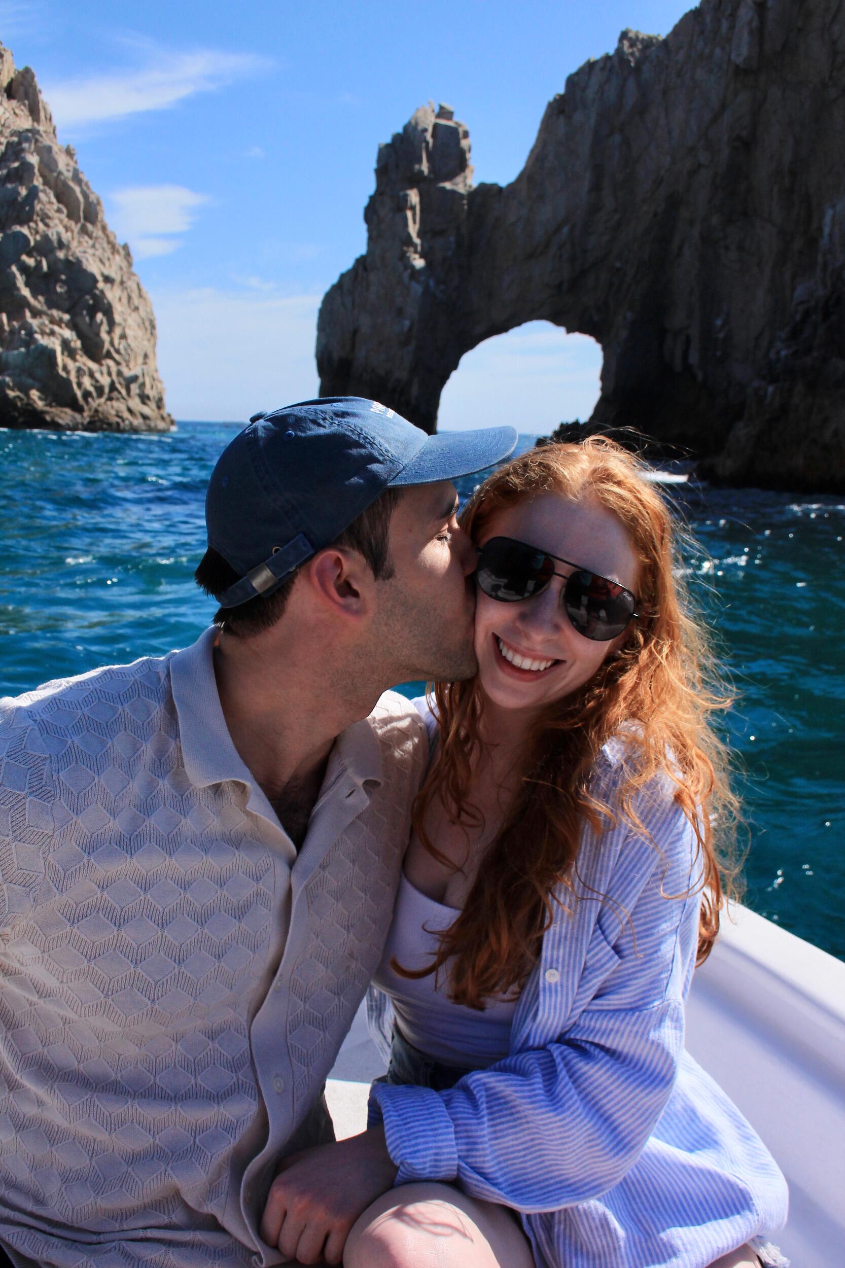 While he didn't enter Mexico with a plan he did leave with a Fiancée! No better way to top off Maddy's graduation trip.