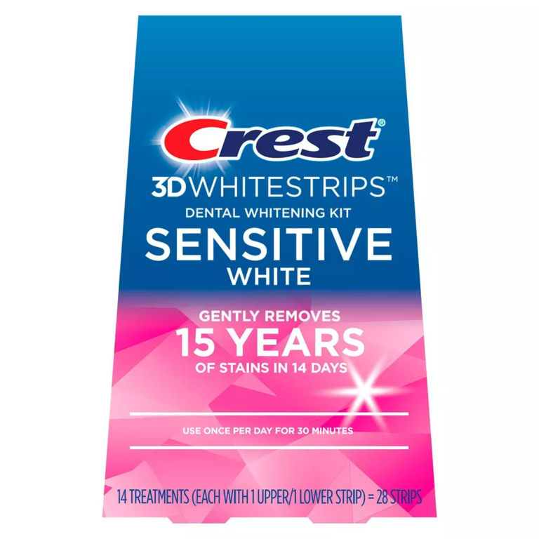 Crest whitening strips for sensitive teeth