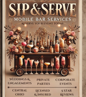 Sip & Serve Mobile Bar Services - Bartender - Sugar Grove, OH - Hero Main