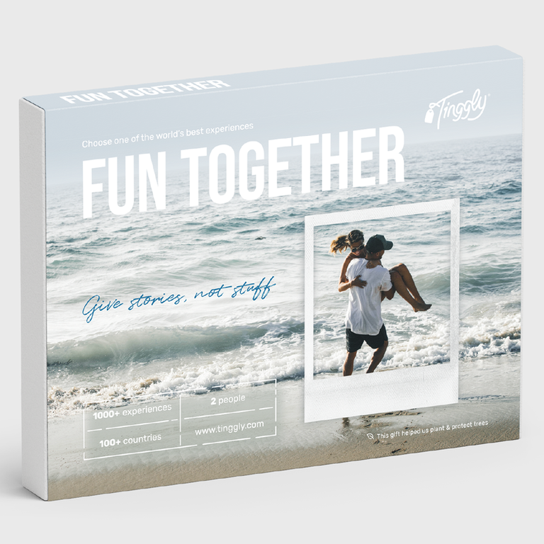 'Fun together' experience pack anniversary gift for couples who have everything 
