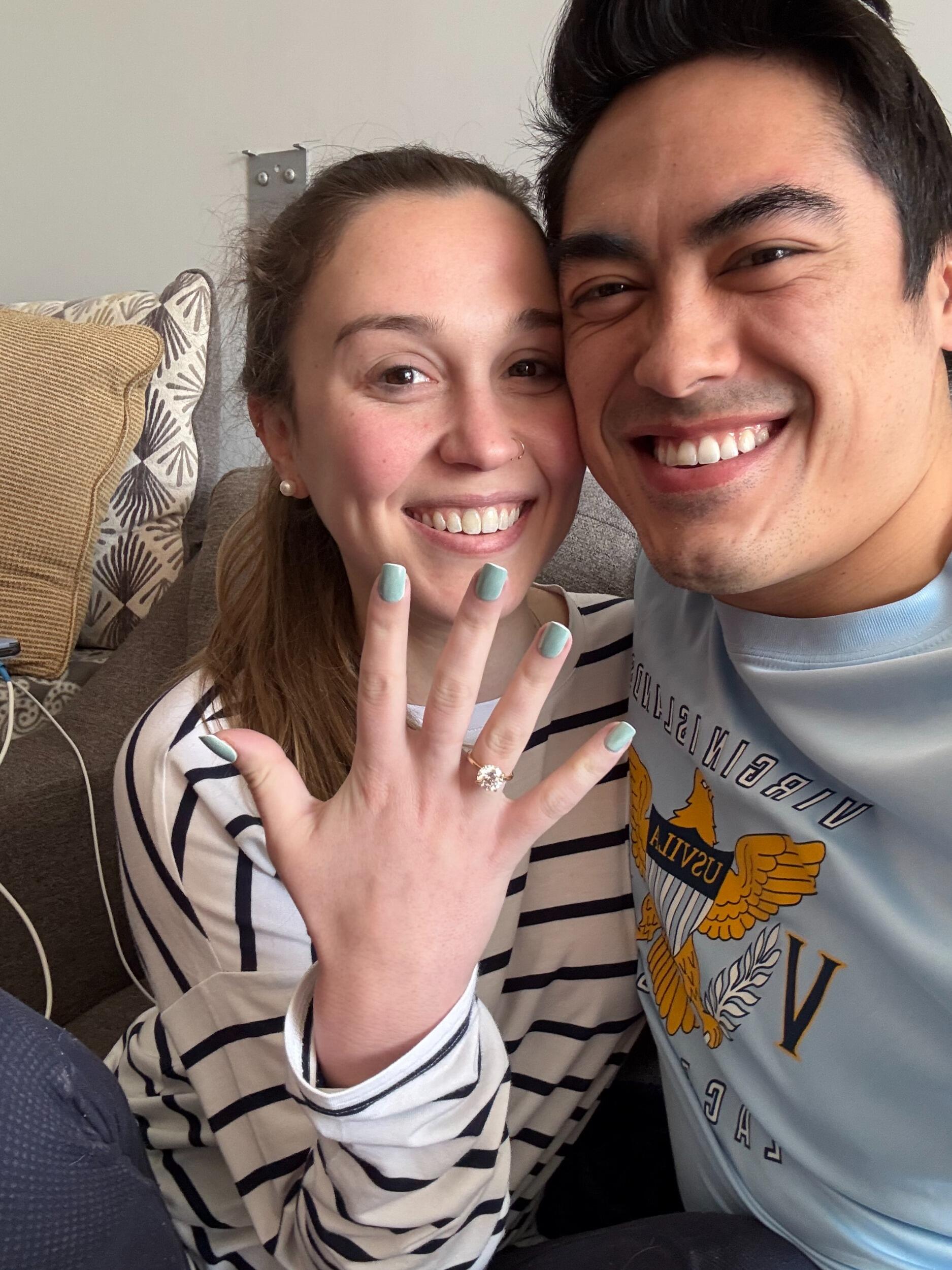 Jaxon Proposes!  Emily had no idea and neither did he until the morning of when he decided to pop the question in the same apartment that they tried living together.