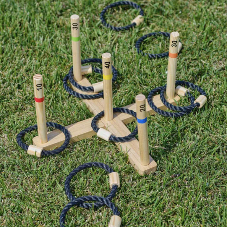Outdoor Wedding Ring Toss Party Game