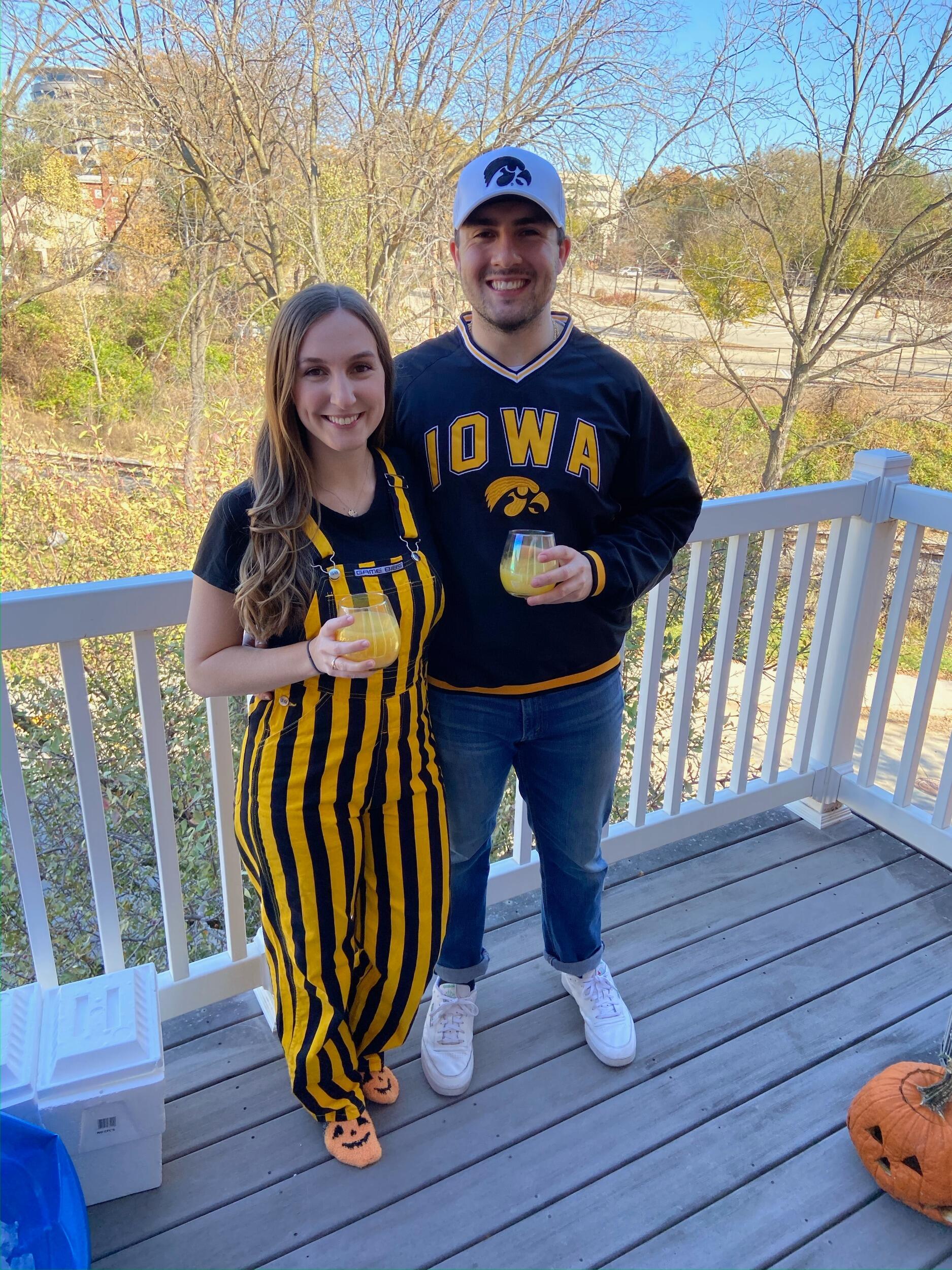 Luke and Maddy continued to enjoy Hawkeye football together!