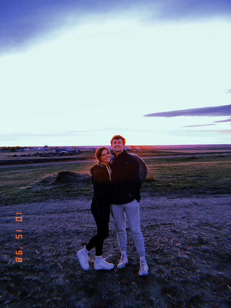 Me and a roommate made the trip up to Scobey!! Met the Cole family for the first time!!