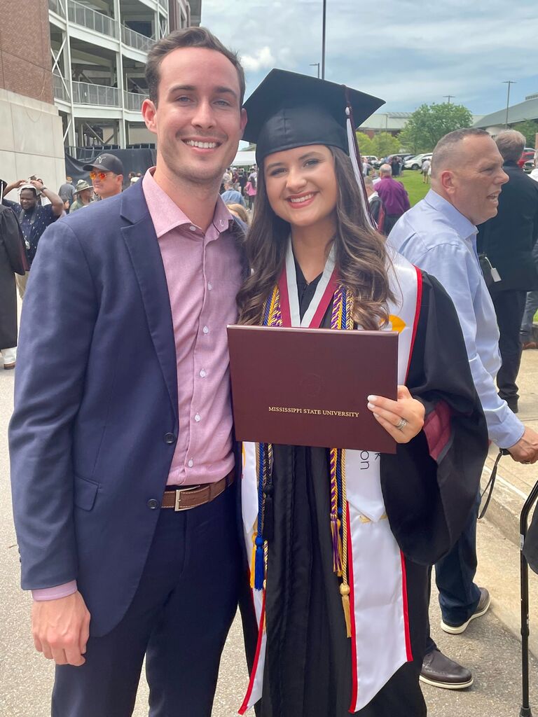 Breelyn's turn to graduate from Mississippi State!