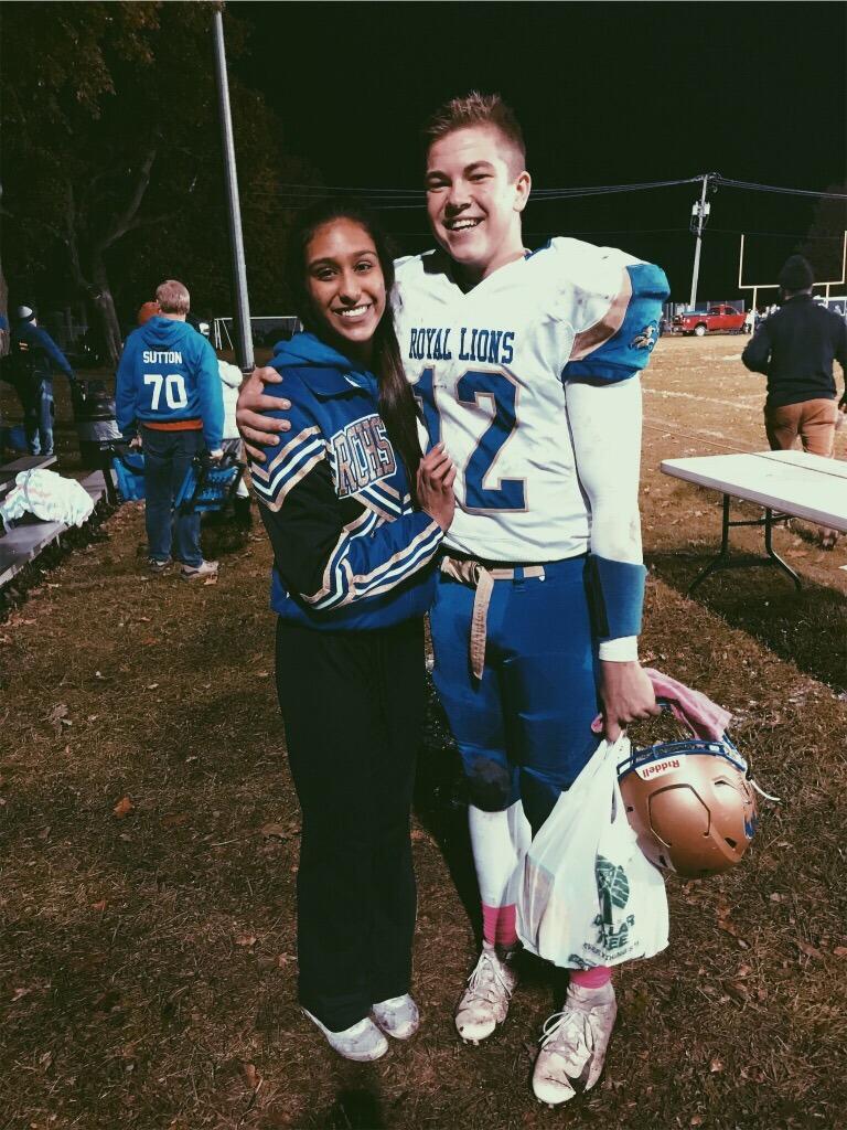 Football Game (Nate - Junior, Lily- Sophomore)