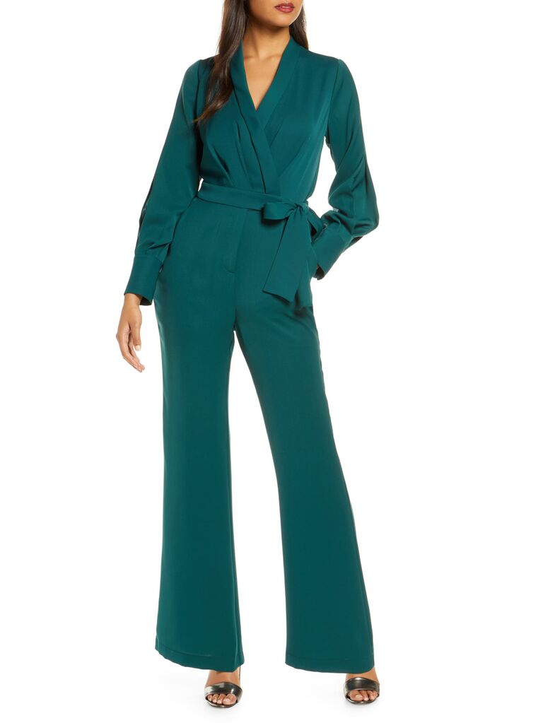 winter wedding jumpsuit