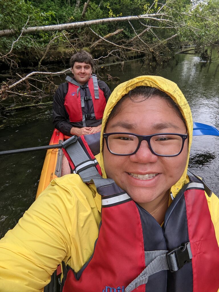 River kayaking in Fort Bragg, CA