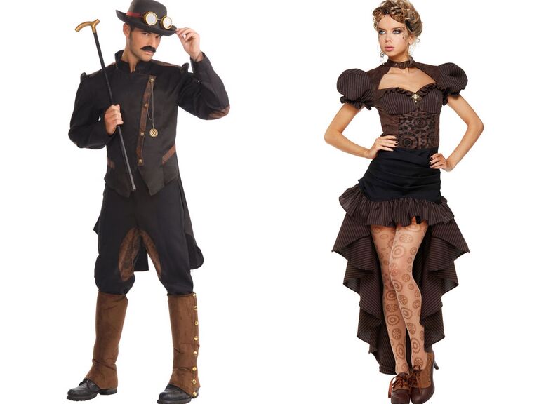 Steampunk Costumes For Couples Steampunk Couple Fashion Clothing ...