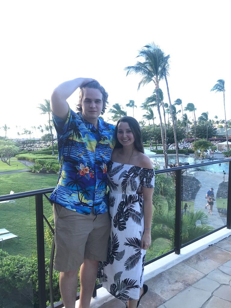 Kayla and Jimmy's first trip to Hawaii