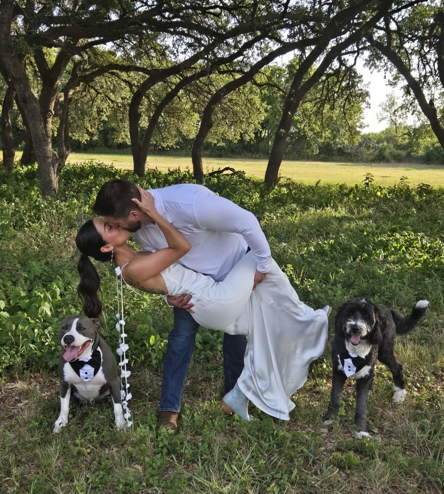 Our legal wedding. Officially stuck