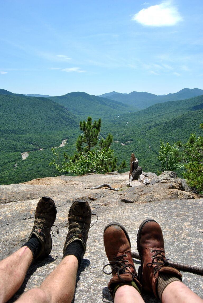 Camping and amazing hikes in the white mountains.