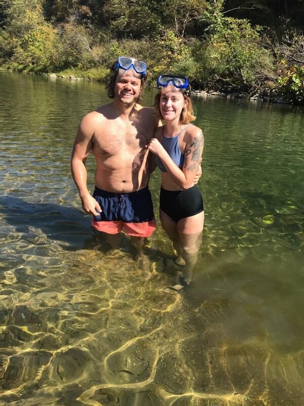 River Rats. Whenever the weather cools down from the summer and the drunk floaters thin out, you can find Jayne and Eric at one of Missouri's beautiful spring-fed rivers. They have kayaked the Current,  The Jacks Fork, The Buffalo, The Meremac, The Black, and Eleven Point rivers so far. Next up Big Piney!