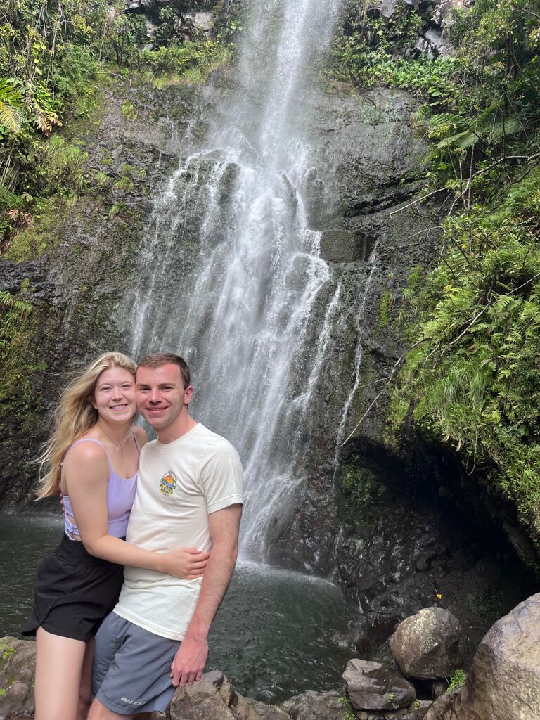 Enjoying engagement season in Maui with Camryn’s family