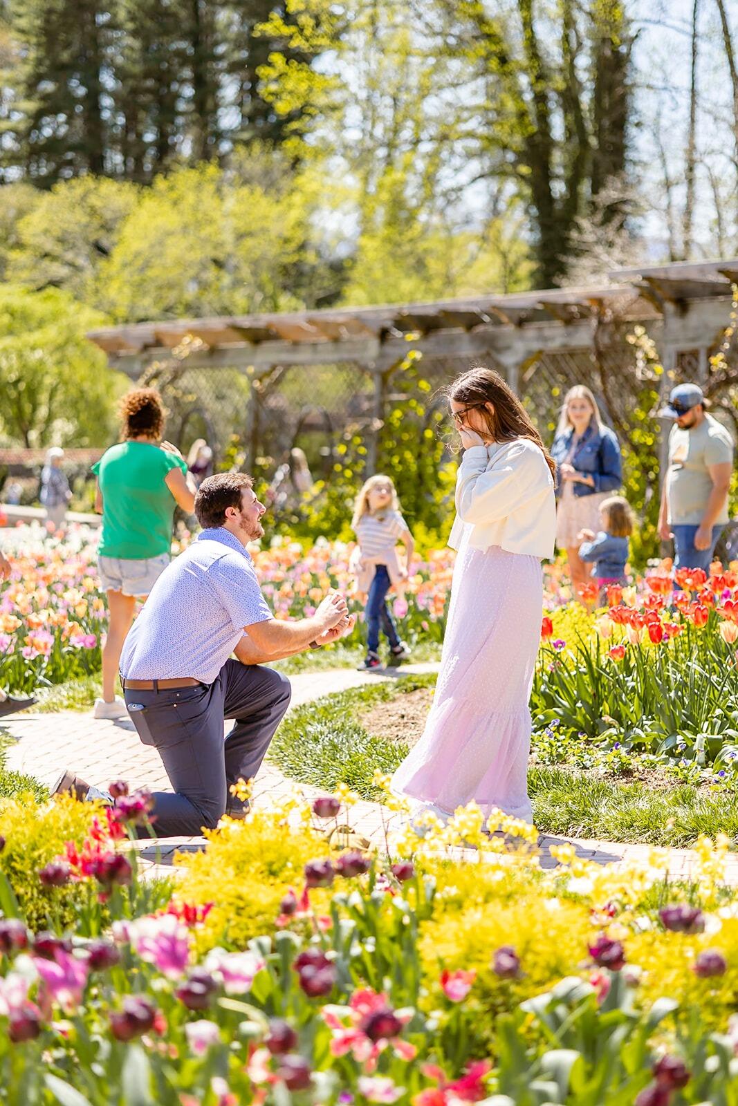 The proposal! Five football seasons, a few bouquet catches, and a lot of ice cream dates later we're officially going to be Mr. and Mrs. Cameron Hill Pope!
